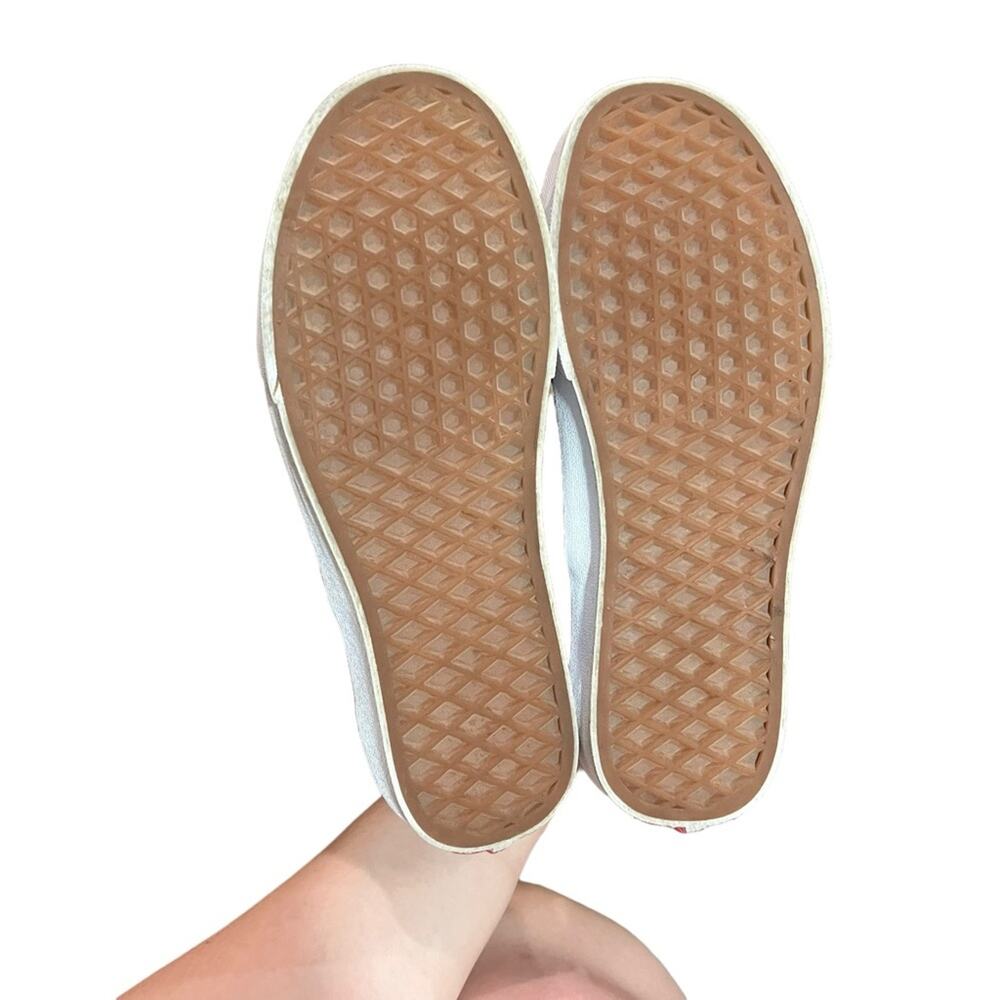 Vans Classic Slip-On Sneakers Black True White Logo Print Men's 5/ Women's 6.5 - Picture 7 of 9